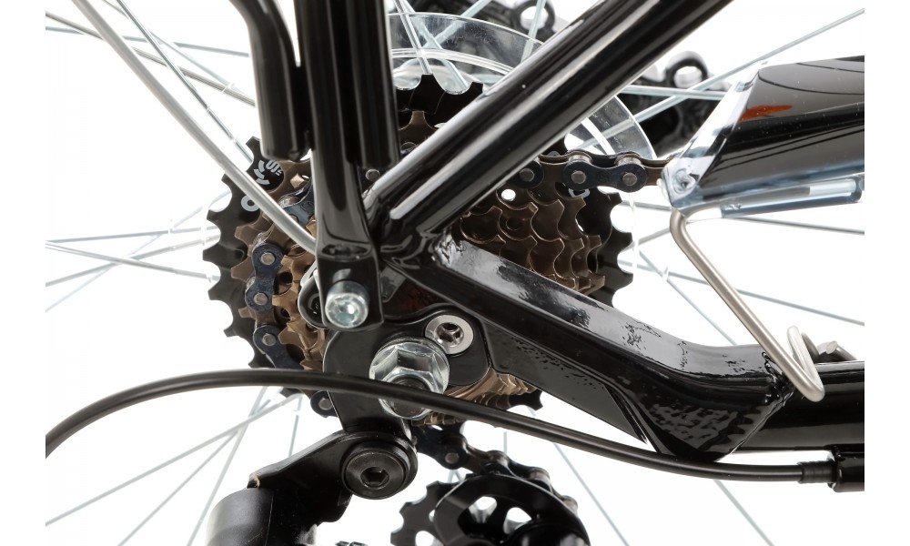 Rower trekkingowy Storm Marathon 26 1.0 Lady - czarno-różowy