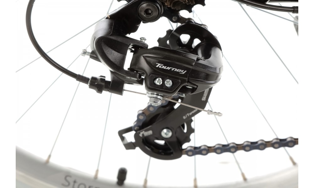 Rower trekkingowy Storm Marathon 26 1.0 Lady - czarno-różowy