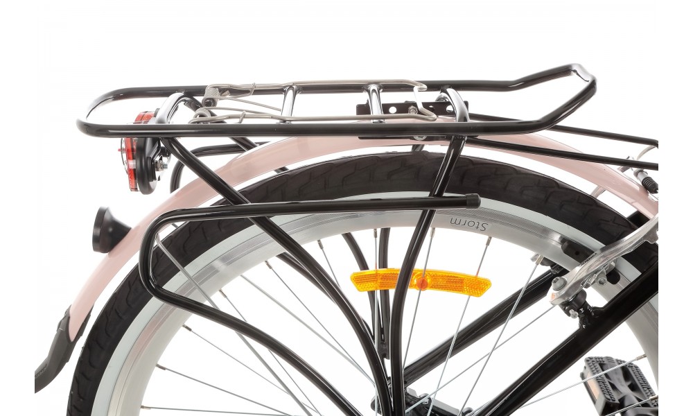 Rower trekkingowy Storm Marathon 26 1.0 Lady - czarno-różowy