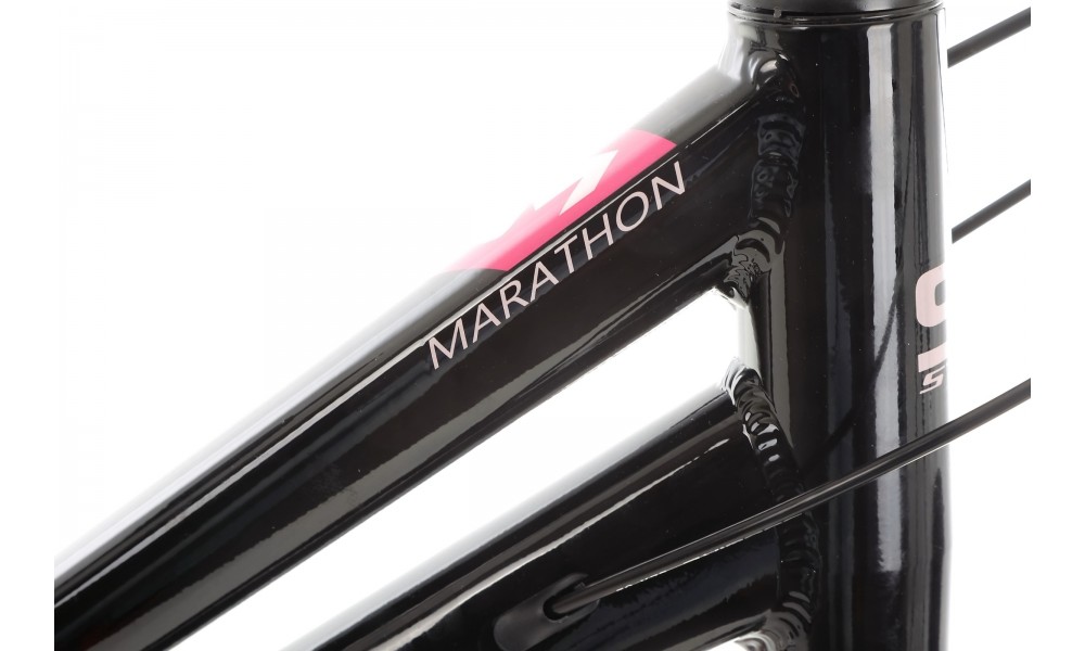 Rower trekkingowy Storm Marathon 26 1.0 Lady - czarno-różowy