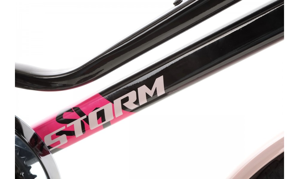 Rower trekkingowy Storm Marathon 26 1.0 Lady - czarno-różowy