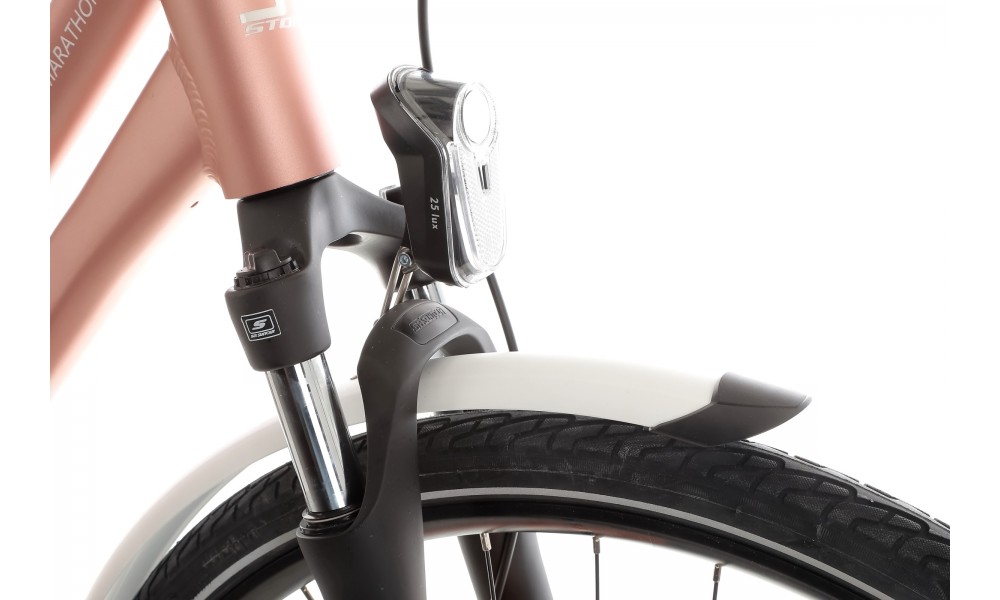 Rower trekkingowy Storm Marathon 7.0 Lady - łososiowy