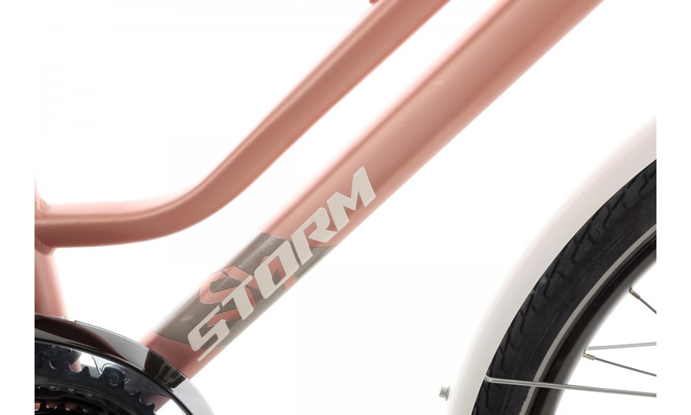 Rower trekkingowy Storm Marathon 7.0 Lady - łososiowy