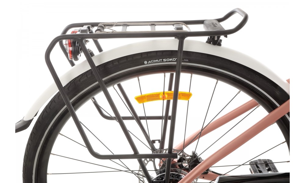 Rower trekkingowy Storm Marathon 7.0 Lady - łososiowy