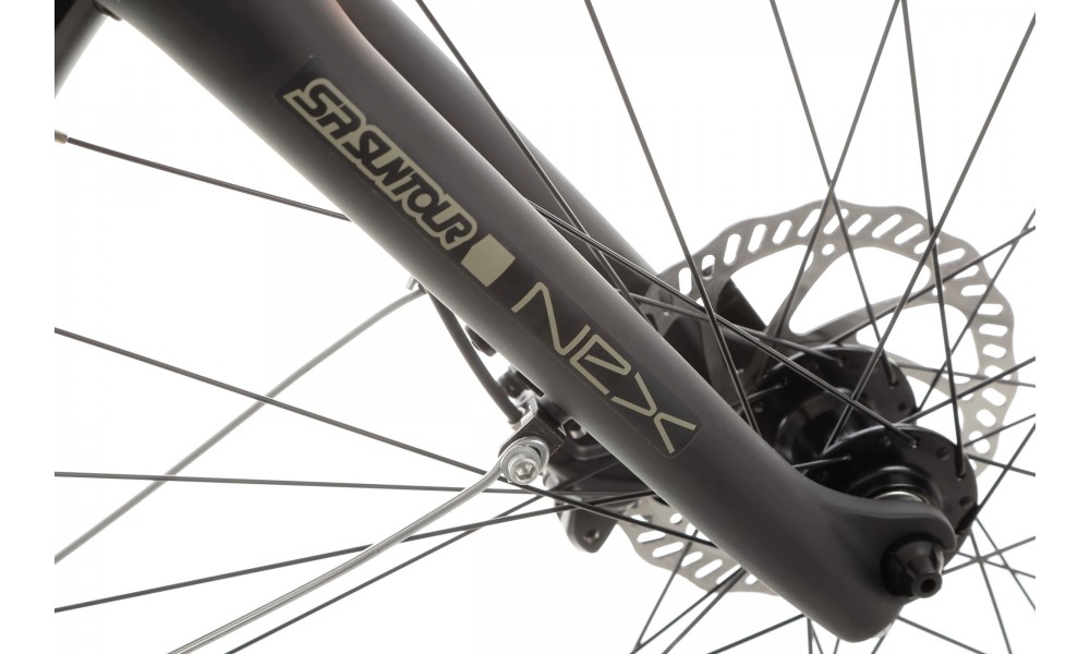 Rower trekkingowy Storm Marathon 7.0 Man - czarno-oliwkowy