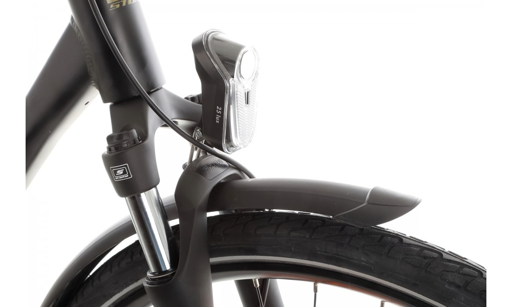 Rower trekkingowy Storm Marathon 7.0 Man - czarno-oliwkowy