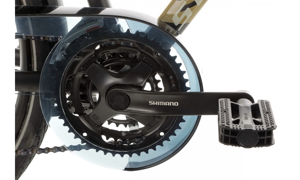 Rower trekkingowy Storm Marathon 7.0 Man - czarno-oliwkowy