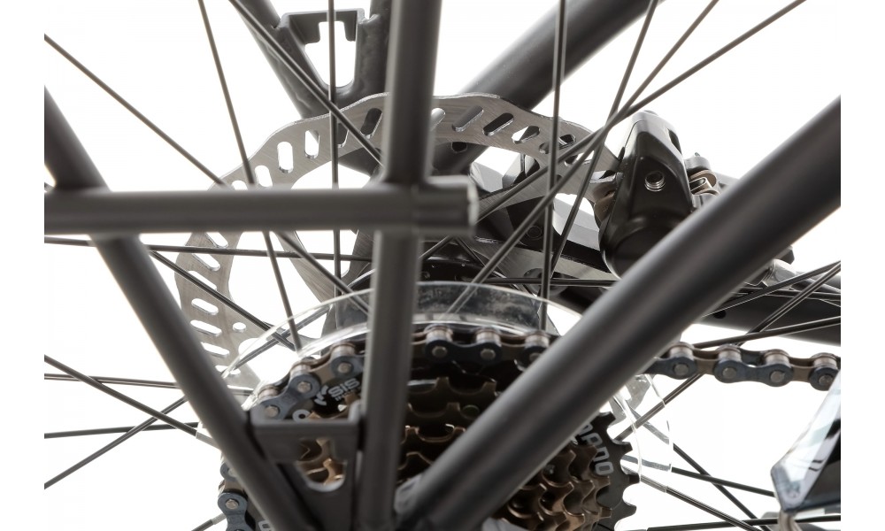 Rower trekkingowy Storm Marathon 7.0 Man - czarno-oliwkowy