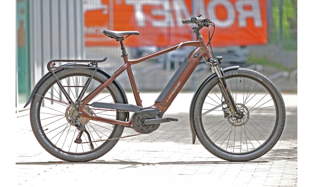 Rower trekkingowy elektryczny Lapierre E-EXPLORER 6.5 High - brązowy