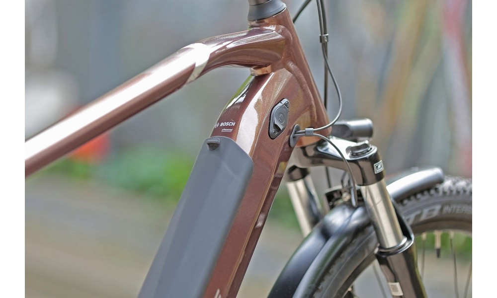 Rower trekkingowy elektryczny Lapierre E-EXPLORER 6.5 High - brązowy