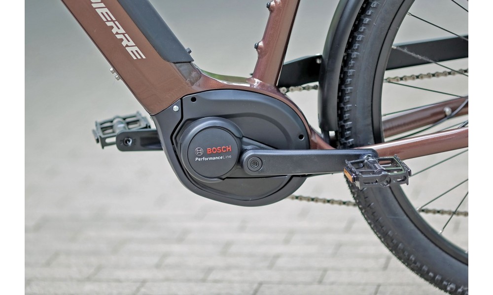 Rower trekkingowy elektryczny Lapierre E-EXPLORER 6.5 High - brązowy