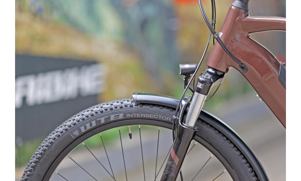 Rower trekkingowy elektryczny Lapierre E-EXPLORER 6.5 High - brązowy