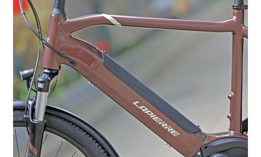 Rower trekkingowy elektryczny Lapierre E-EXPLORER 6.5 High - brązowy