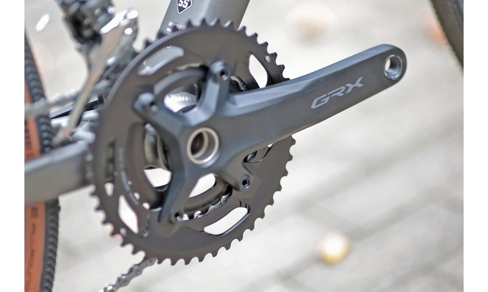 Rower gravel Unibike Geos 2025 - grafitowy