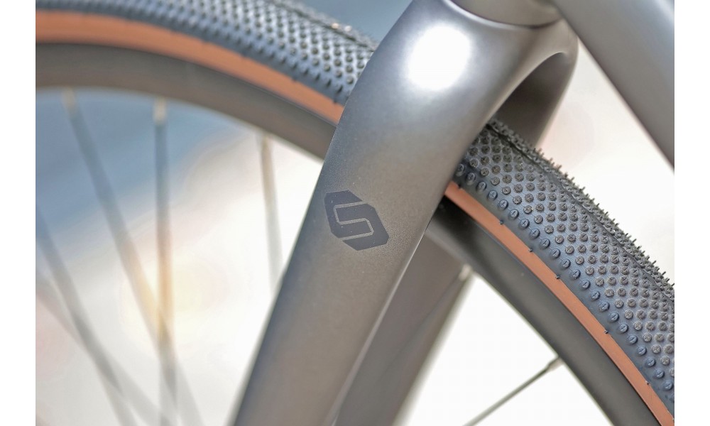 Rower gravel Unibike Geos 2025 - grafitowy