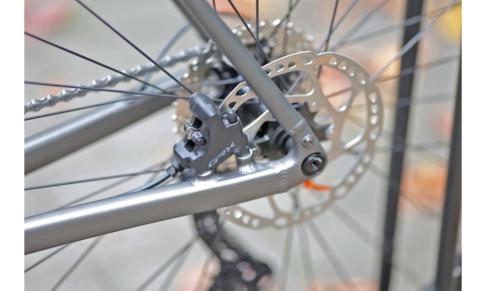 Rower gravel Unibike Geos 2025 - grafitowy