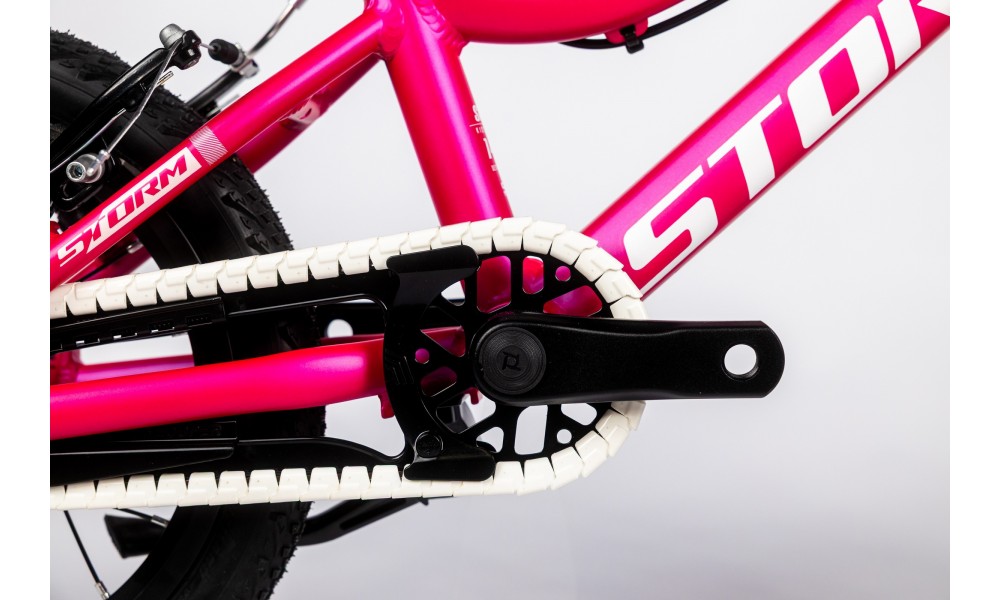 Rower dziecięcy Storm Sky 14 Super Light - ciemnoróżowy