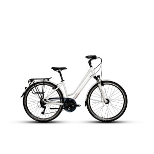 Rower trekkingowy Storm Marathon 6.0 Lady - perłowy 1