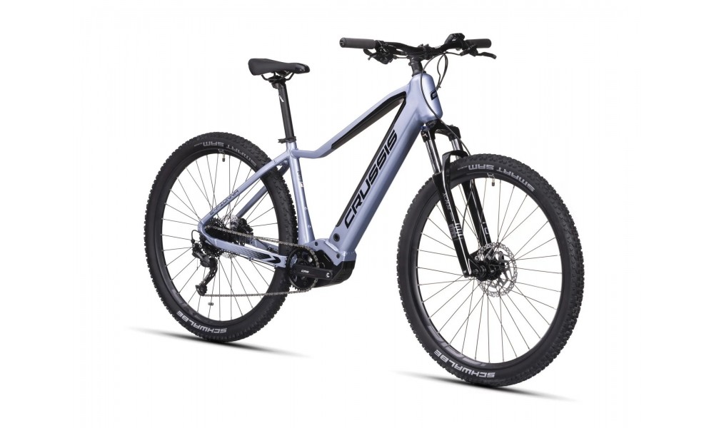 Rower górski elektryczny Crussis e-Fionna 7.10 900Wh - lawendowy