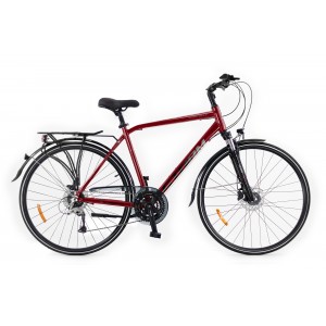 Rower trekkingowy Storm Marathon 9.0 Man LTD - bordowy 1