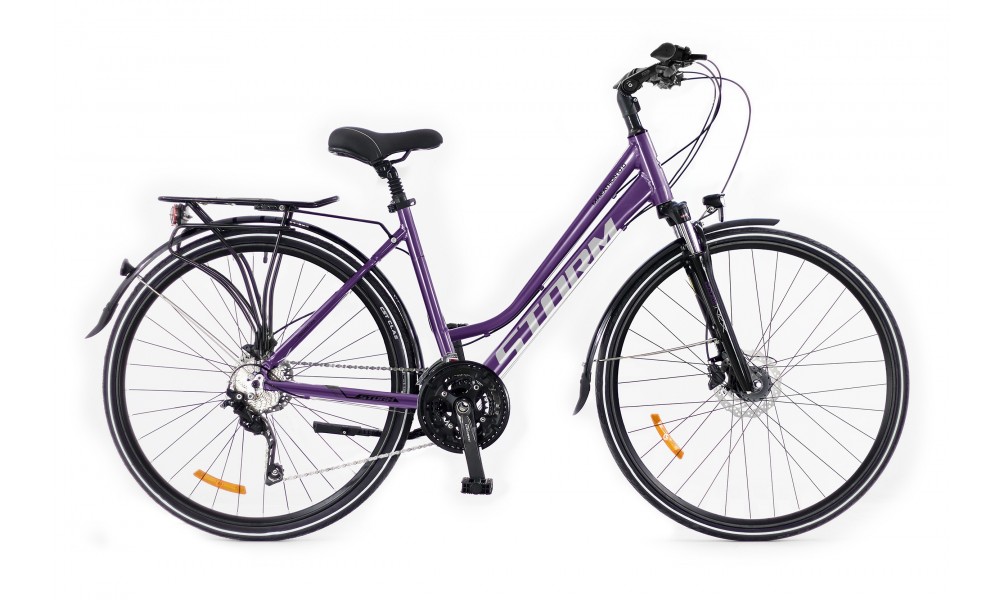 Rower trekkingowy Storm Marathon 10.0 Lady LTD - fioletowy