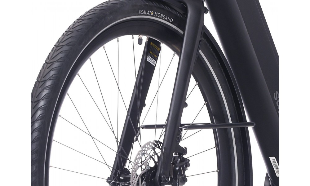 Rower miejski elektryczny Superior eWAY 6.4 AVS 026 - czarny matowy