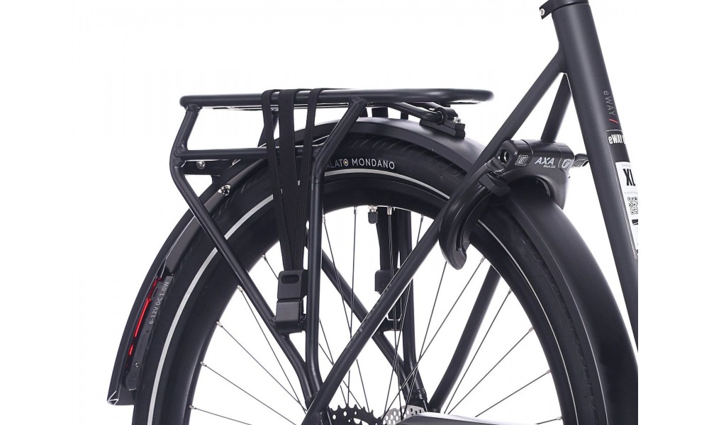 Rower miejski elektryczny Superior eWAY 6.4 AVS 026 - czarny matowy