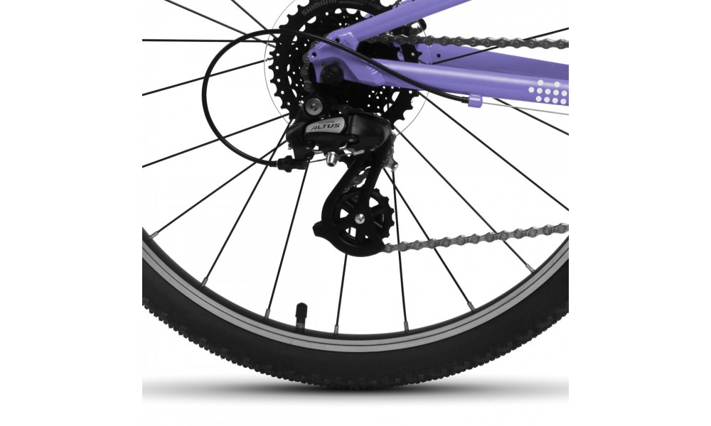 Rower młodzieżowy Yupii 24 - fioletowy