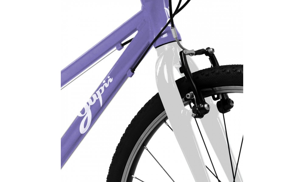 Rower młodzieżowy Yupii 24 - fioletowy