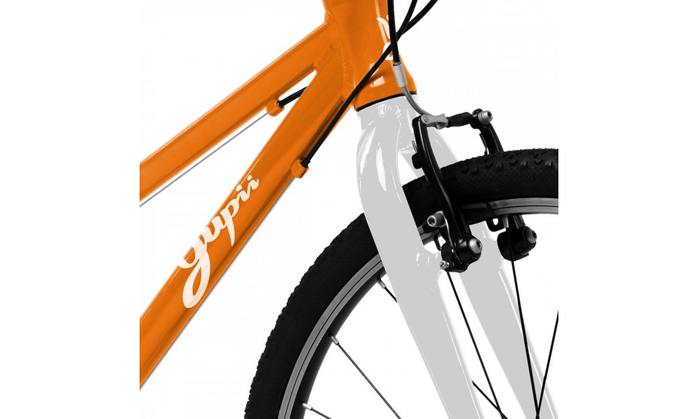 Rower młodzieżowy Yupii 24 - pomarańczowy