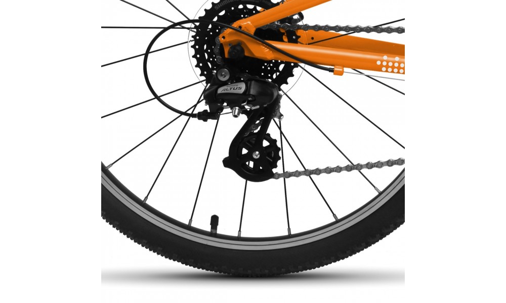 Rower młodzieżowy Yupii 24 - pomarańczowy