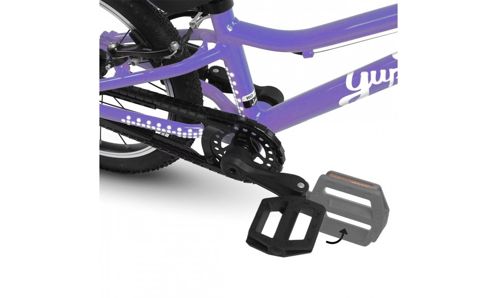 Rower dziecięcy Yupii 16 - fioletowy