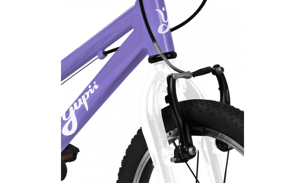 Rower dziecięcy Yupii 16 - fioletowy