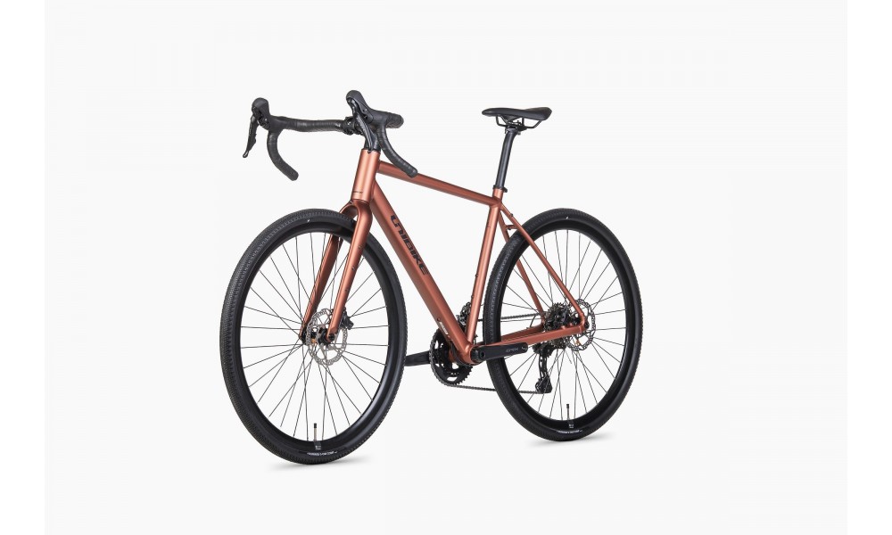 Rower gravel Unibike Tier 026 - brązowy