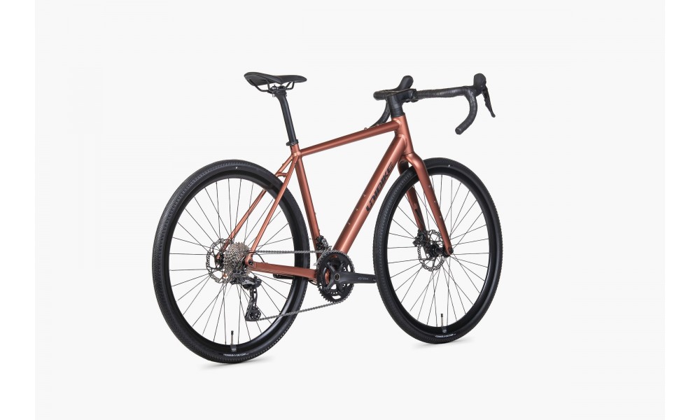 Rower gravel Unibike Tier 026 - brązowy