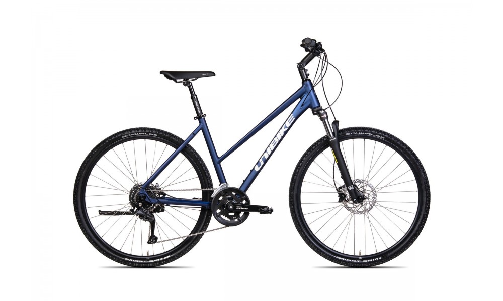 Rower crossowy Unibike Crossfire Lady 026 - granatowy