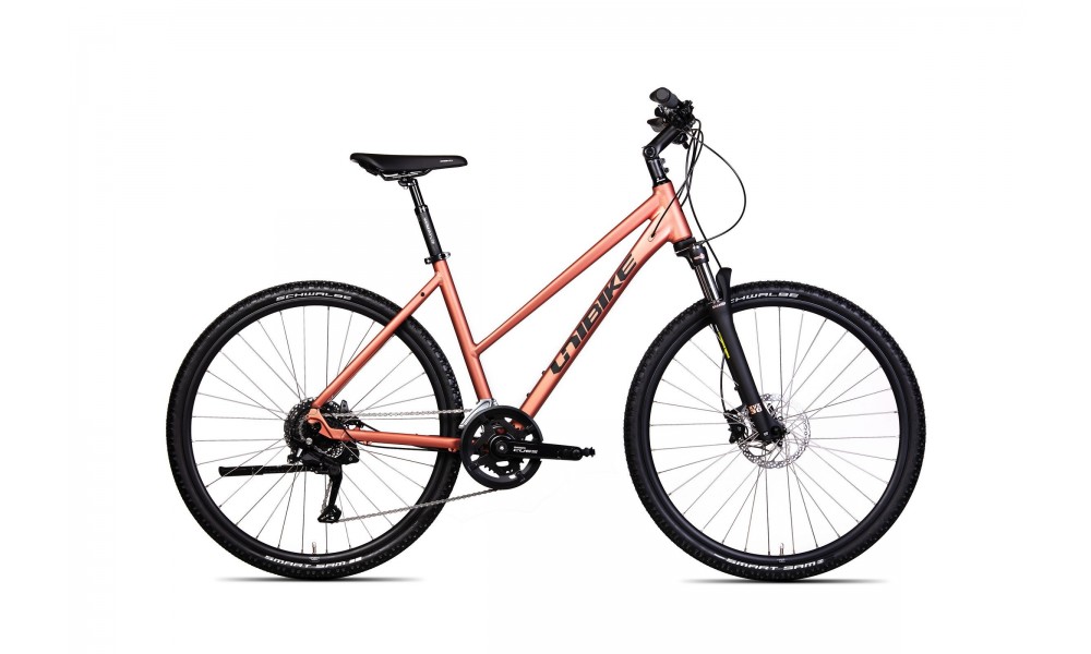 Rower crossowy Unibike Crossfire Lady 026 - koralowy