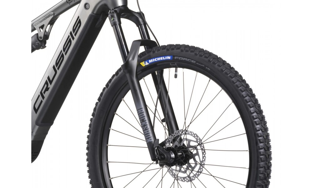 Rower górski elektryczny Crussis One-Full 9.10 900Wh - szary