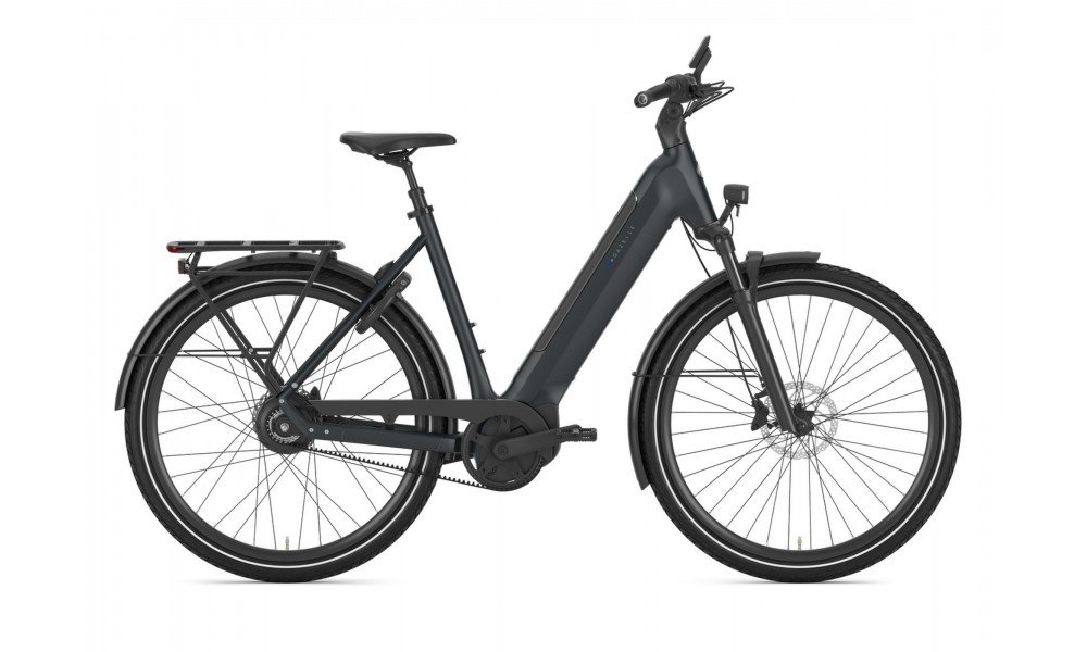 Rower miejski elektryczny Gazelle Ultimate C380 - grafitowy