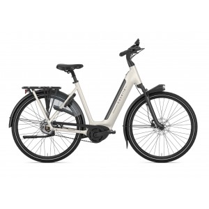 Rower miejski elektryczny Gazelle Grenoble 3.0 C5 - biały-ecru 1