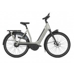 Rower miejski elektryczny Gazelle Avignon C380 SE - srebrny 1