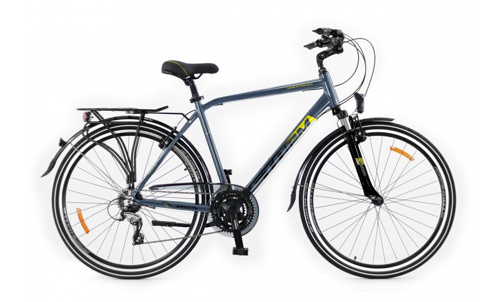 Rower trekkingowy Storm Marathon 5.0 Man LTD - szary