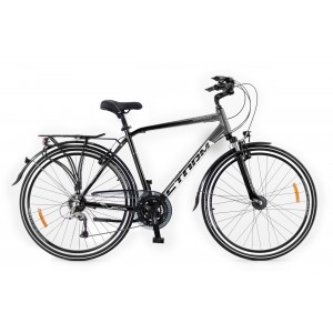 Rower trekkingowy Storm Marathon 6.0 Man LTD - srebrno-czarny 1