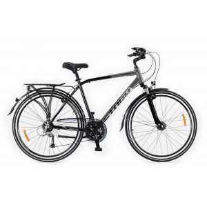 Rower trekkingowy Storm Marathon 6.0 Man LTD - szaro-czarny 1