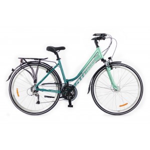 Rower trekkingowy Storm Marathon 6.0 Lady LTD - turkusowy-zielony 1