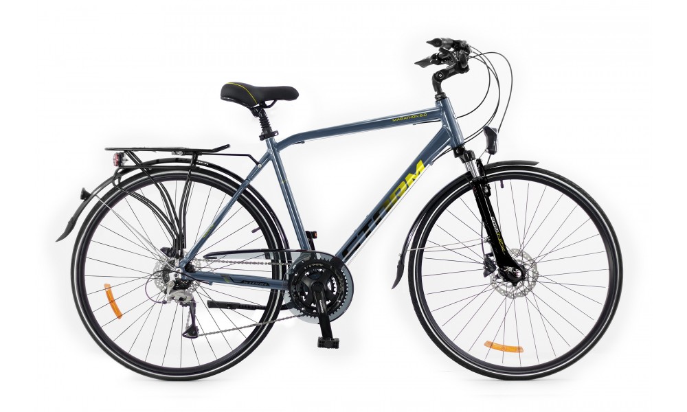 Rower trekkingowy Storm Marathon 8.0 Man LTD - szary