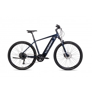 Rower crossowy elektryczny Unibike Falcon Men - granatowy 1