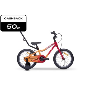 Rower dziecięcy Tabou Rocket FR 12 026 - czerwono-żółty 1