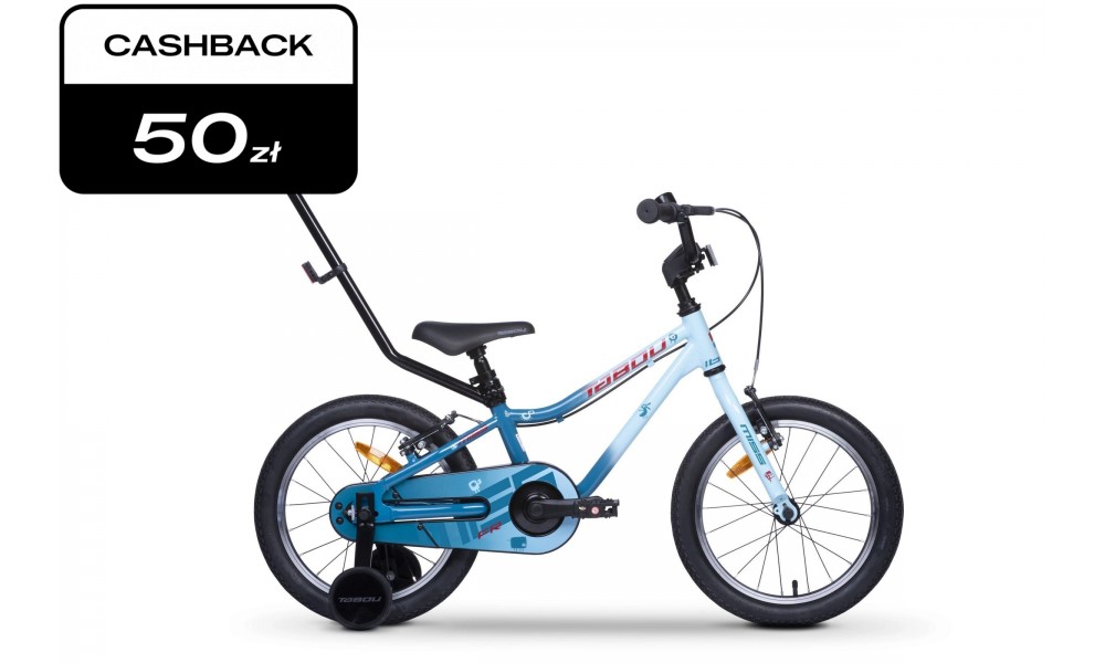 Rower dziecięcy Tabou Miss FR 12 026 - niebiesko-czerwony