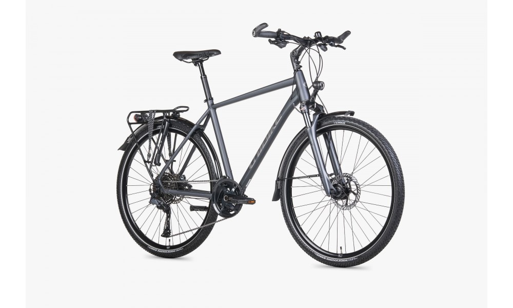 Rower trekkingowy Unibike Globetrotter Man 026 - szary